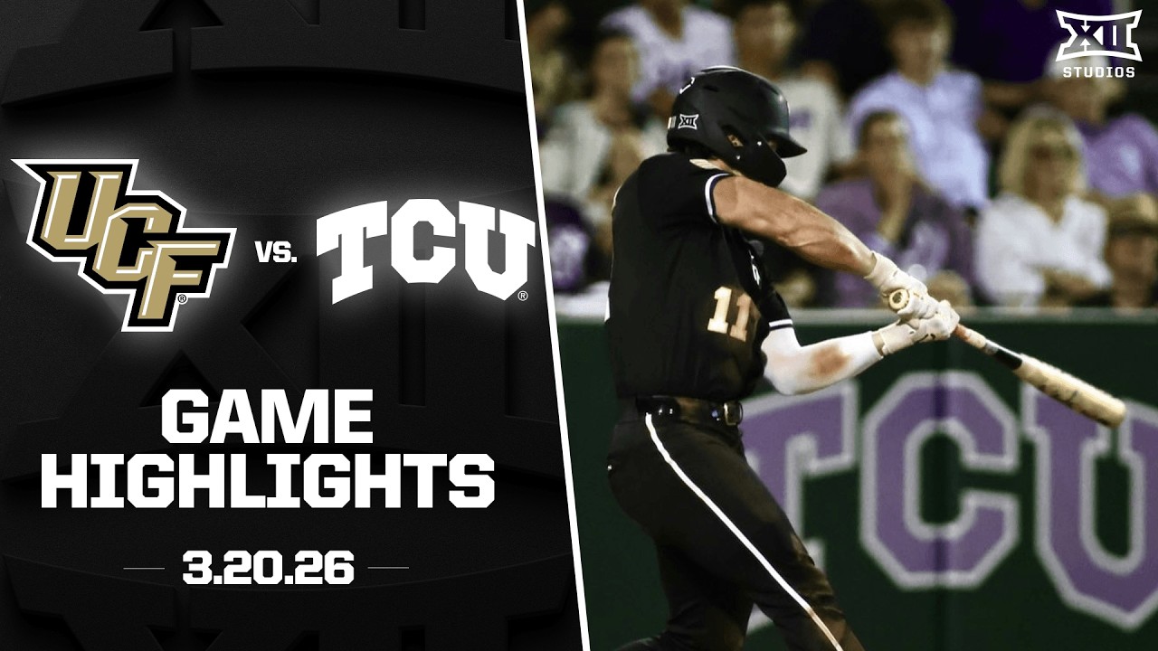 UCF vs. TCU Highlights (3.20.26) | 2026 Big 12 Baseball