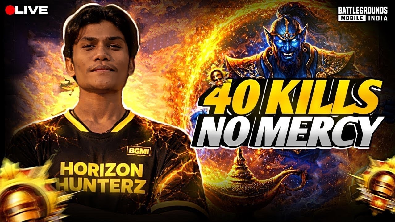 DAY 10/75 BGMI 40 Kills Challenge 😈 | Aaj Koi Nahi Bachega 🔥 No Mercy Full Aggressive Rush Gameplay