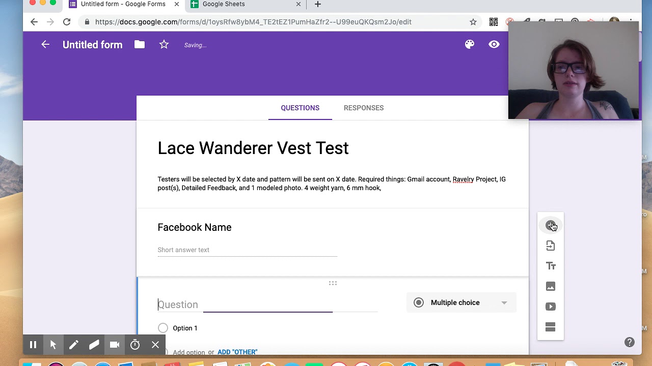 Google Forms for Crochet and Knit Pattern Designers