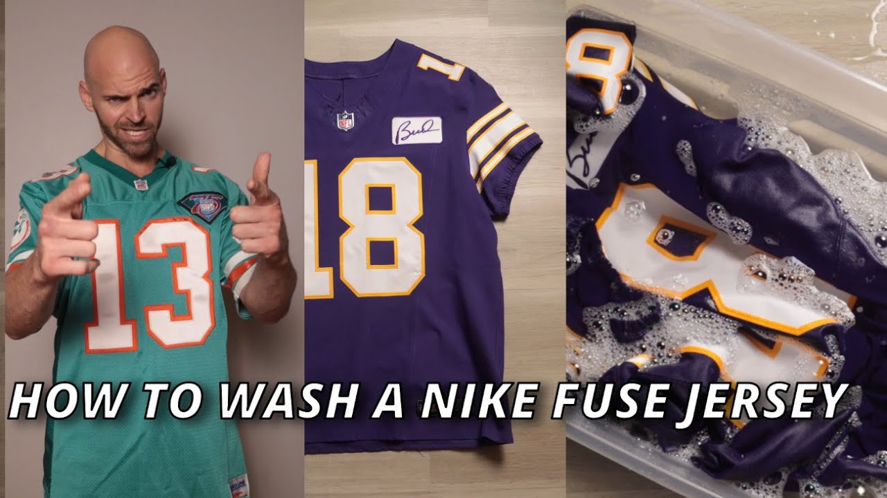 How To Wash a Nike FUSE Football Jersey - Step by Step