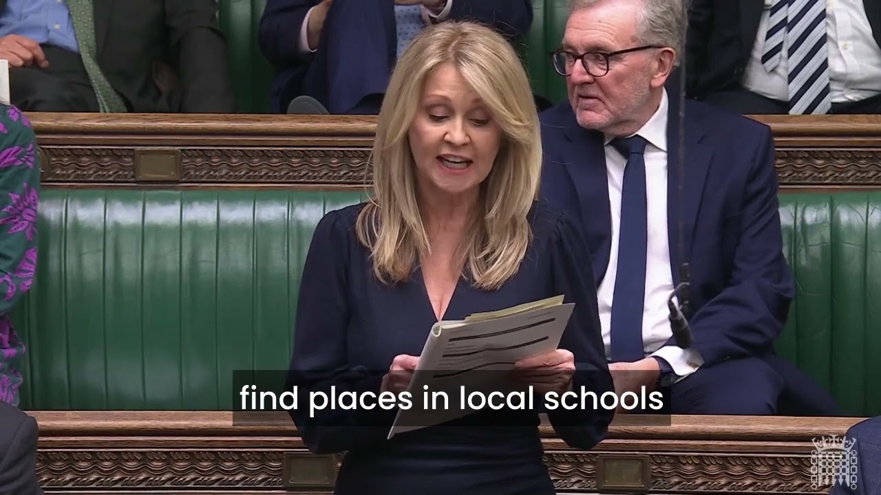 Alderley Edge School for Girls is closing. Esther McVey asks what the Minister will do to help