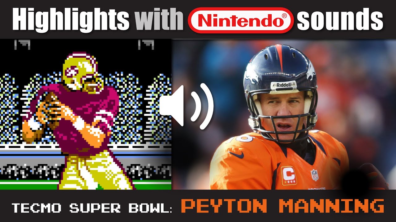 SB50 with TECMO SUPER BOWL sounds!!