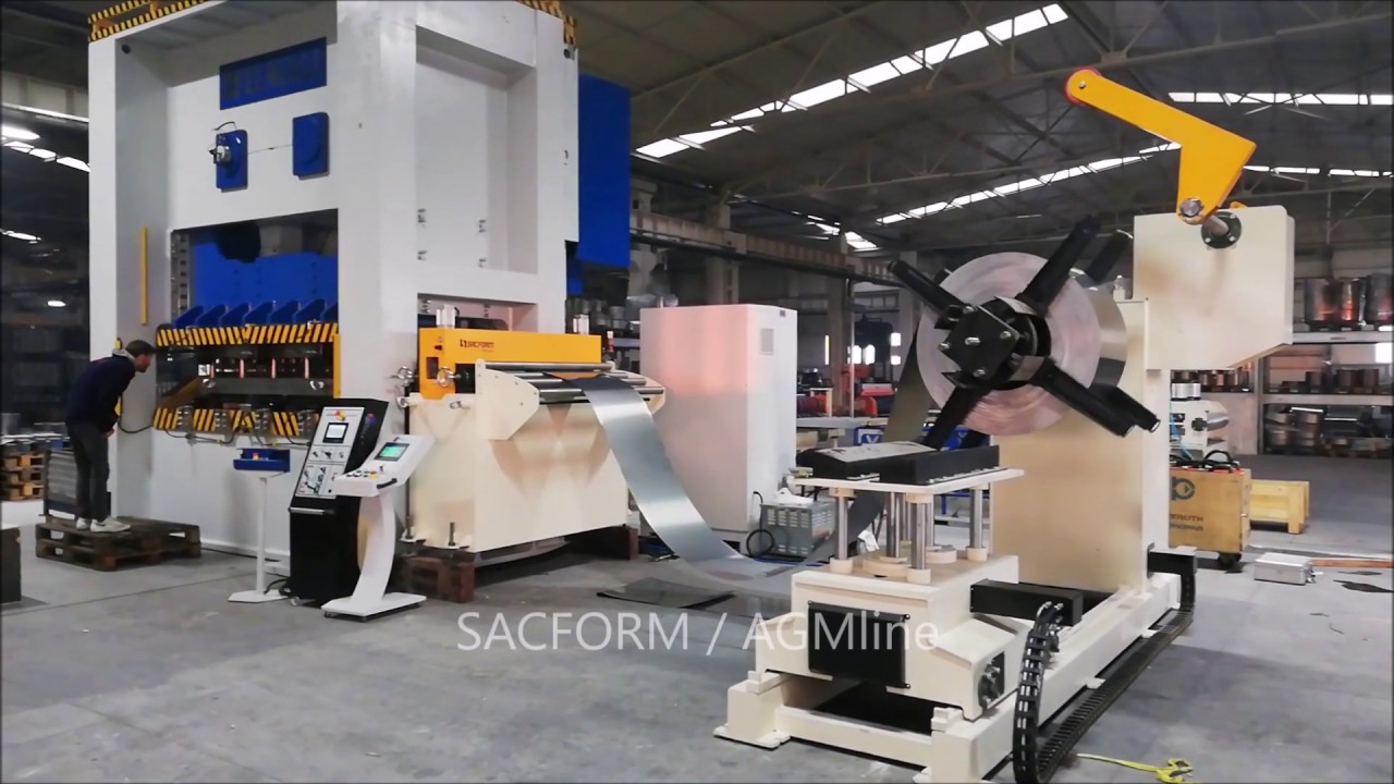 Motor İmalatı Rulo Sac Sürücü Sistemi AGMline Motor Stator Manufacturing and Stamping Line
