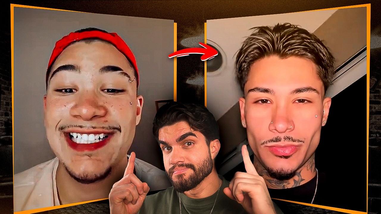 Homens que tentaram LOOKSMAXXING, eles CONSEGUIRAM?