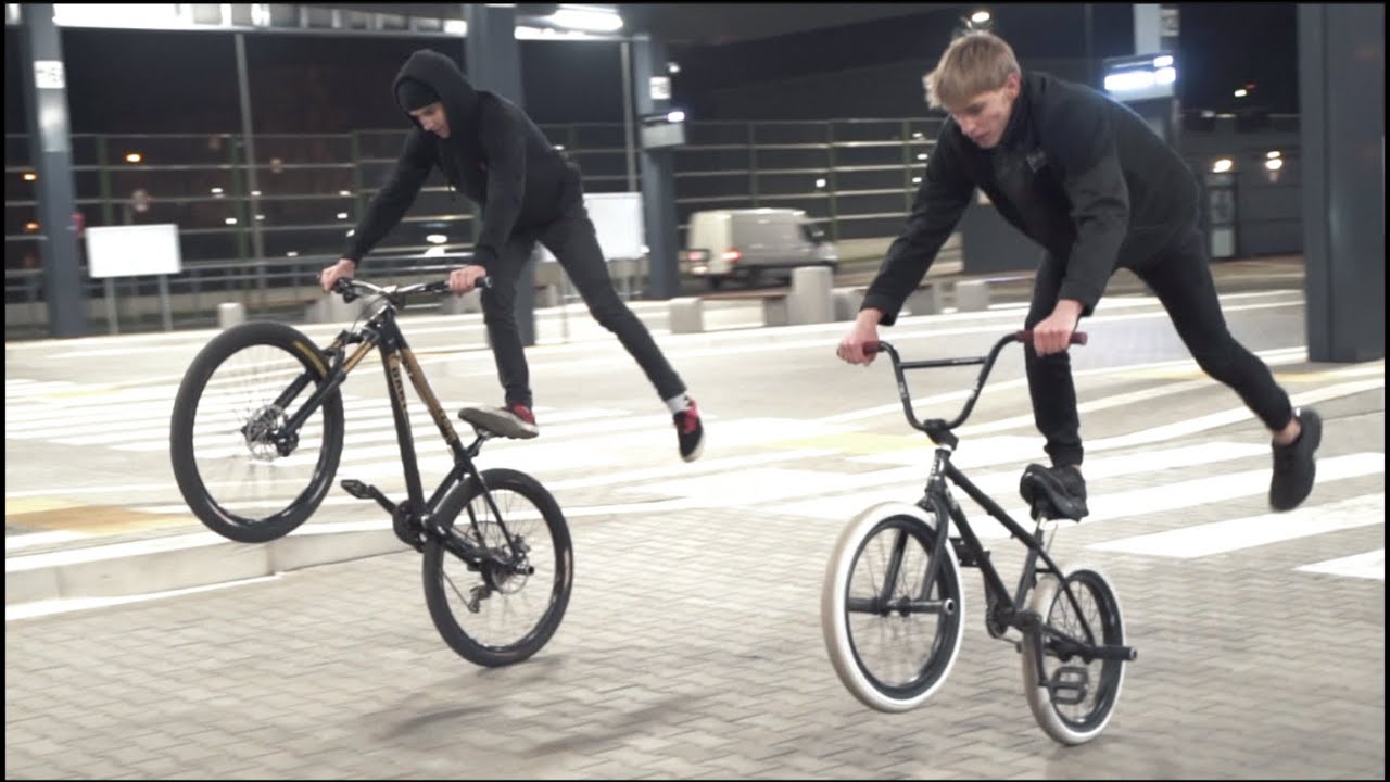 MTB STUNT vs BMX