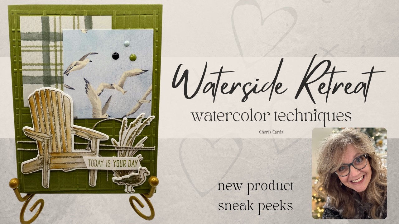 Акварельная композиция &laquo;Новый уголок у воды&raquo; от Stampin' Up!