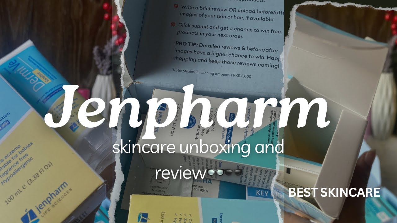 Jenpharm skin care unboxing and review🧴💗|| For normal to dry skin….|