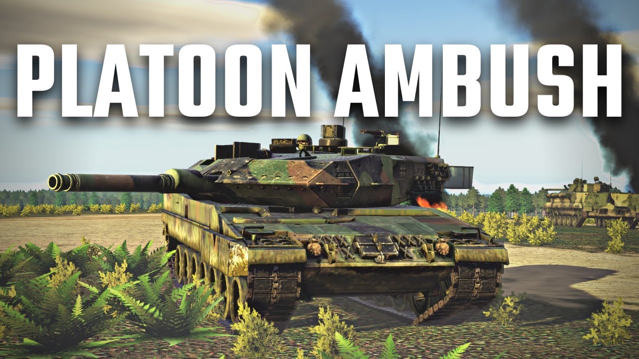 STOPPING THE ENEMY ADVANCE WITH A LEOPARD PLATOON in Steel Beasts Pro