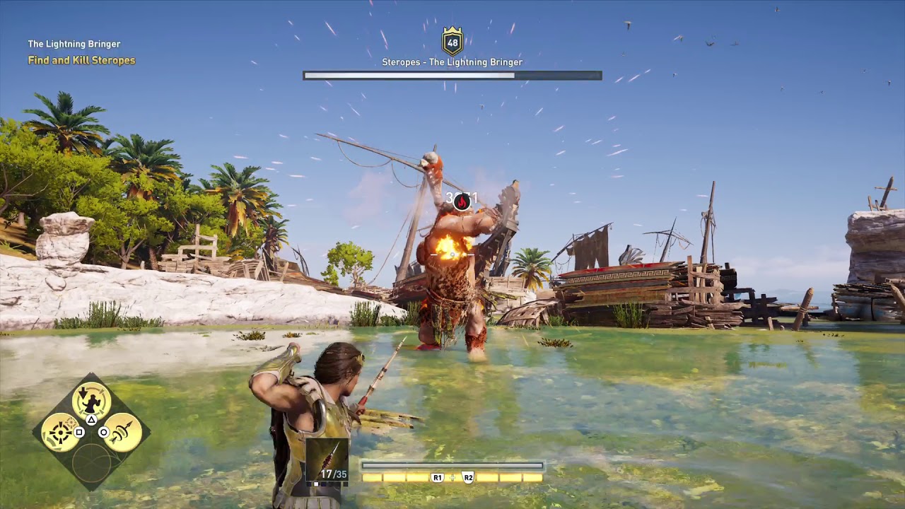 Assassin's Creed Odyssey | How to Kill Steropes The Lightning Bringer