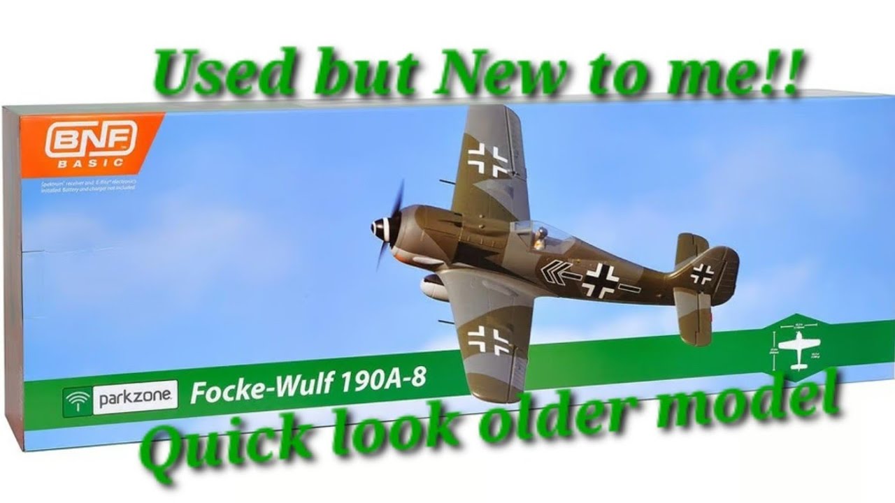 ParkZone Focke Wulf FW-190A-8 Bind-N-Fly quick look