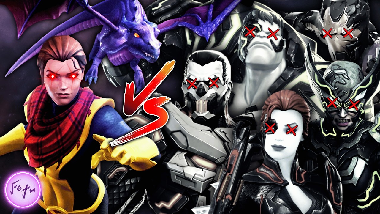Kitty Pryde 7⭐ R4 SOLEA a 5 JEFES de ENDGAME | MCOC | DiegoFetuccini