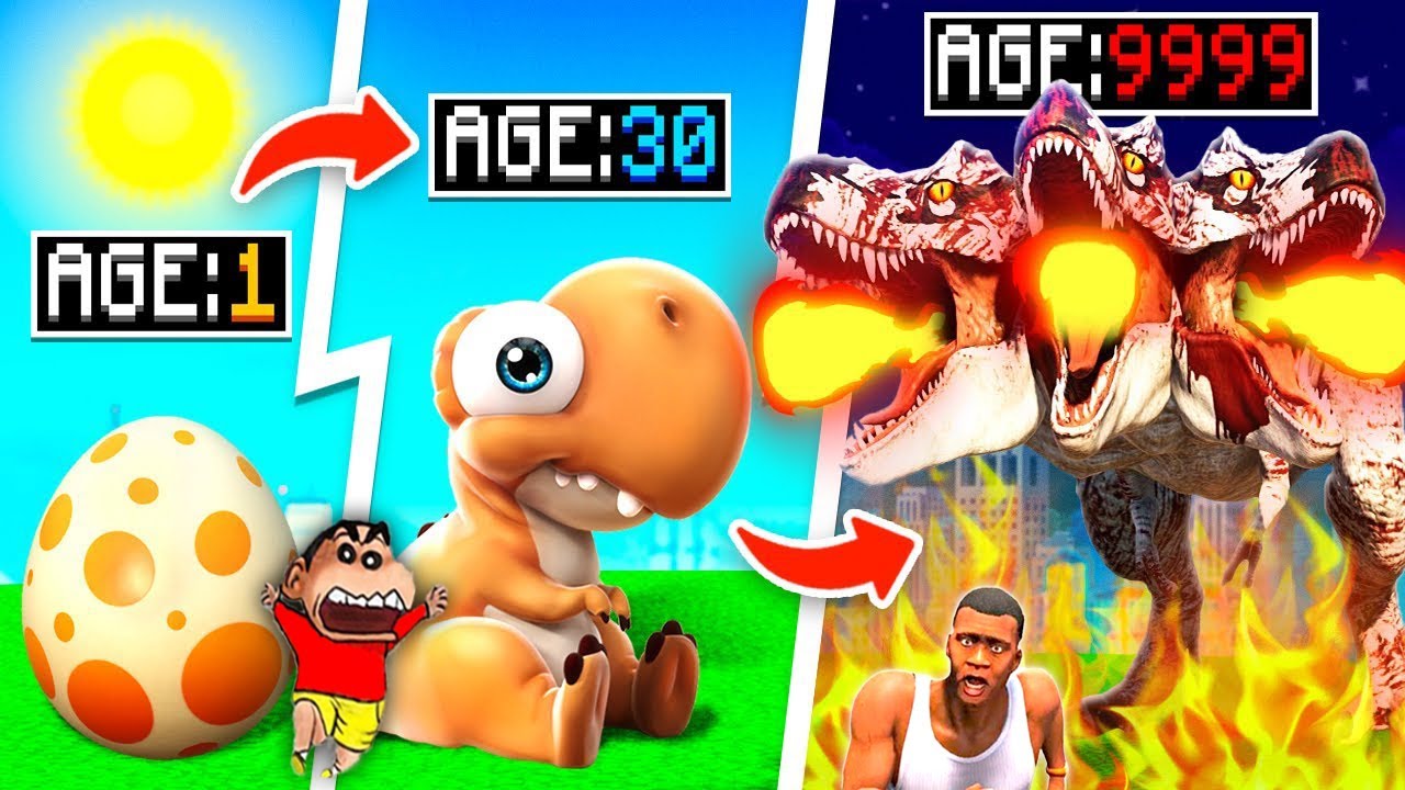 I Merged EVERY DANGEROUS DINOSAUR Together | NOOB vs PRO vs HACKER in DINO MERGE with SHINCHAN CHOP