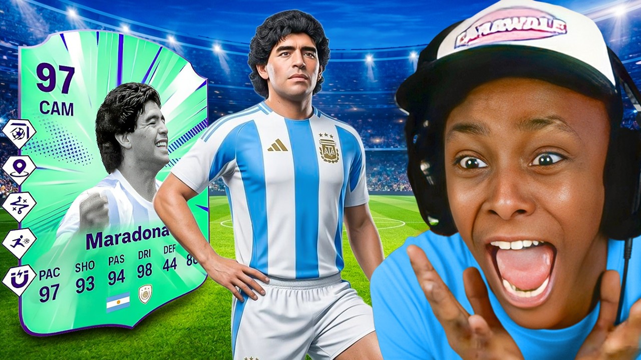 Насколько хорош 97 Icon Journey Of Nations MARADONA?