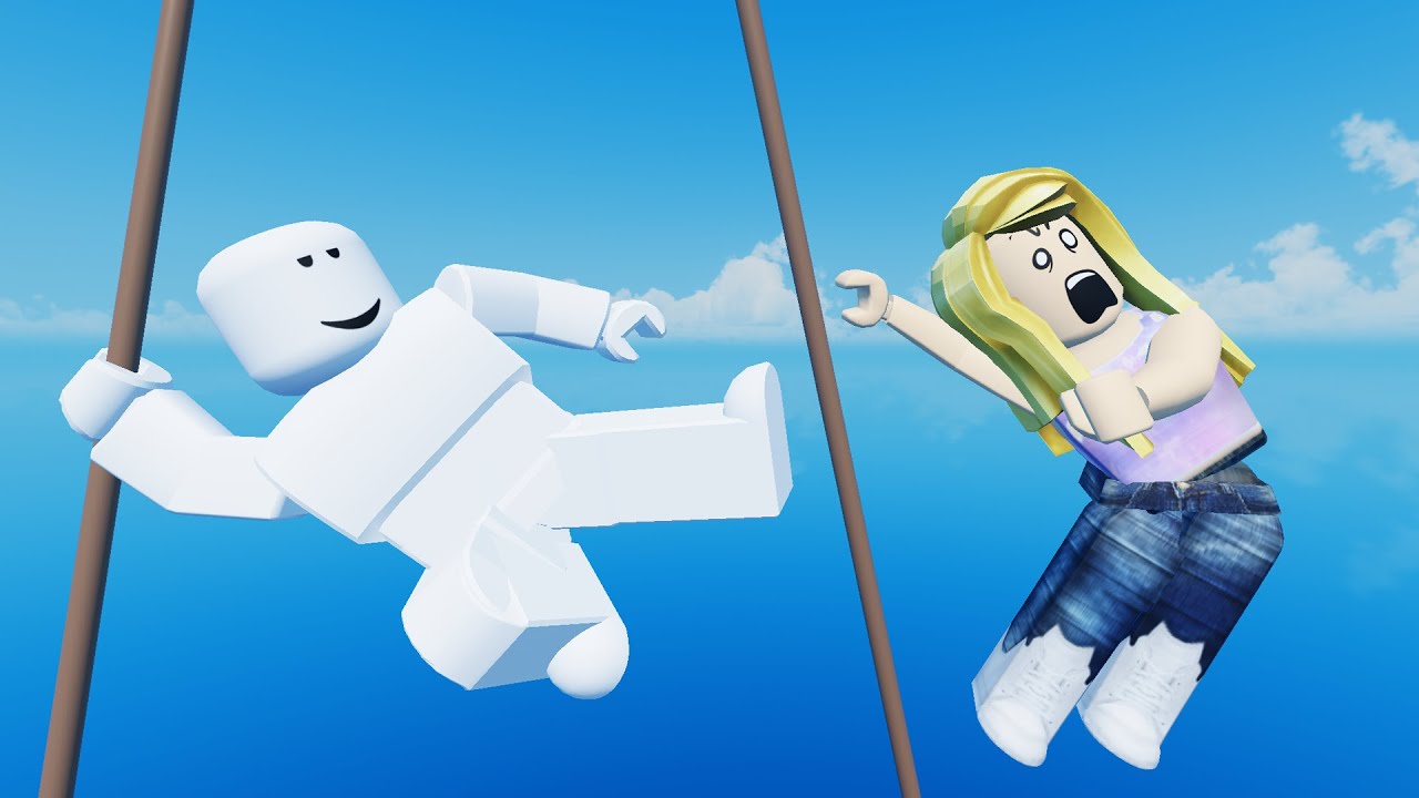 TALI-MAN... Roblox ROPE SWING OBBY