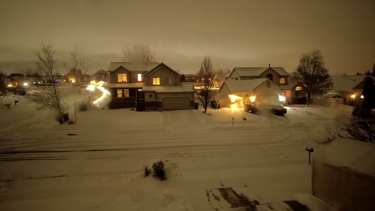 Snow Squall Timelapse - Davis County, UT