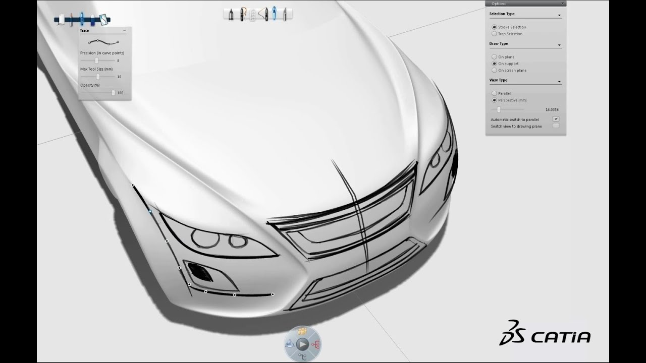 CATIA V6 | Industrial Design | CATIA Natural Sketch Showreel