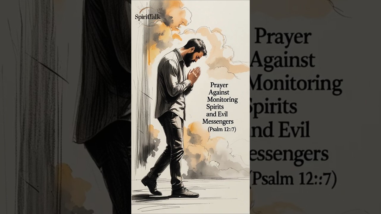 Prayer Against Monitoring Spirits and Evil Messeng. #shorts #dailyprayer #christianprayers
