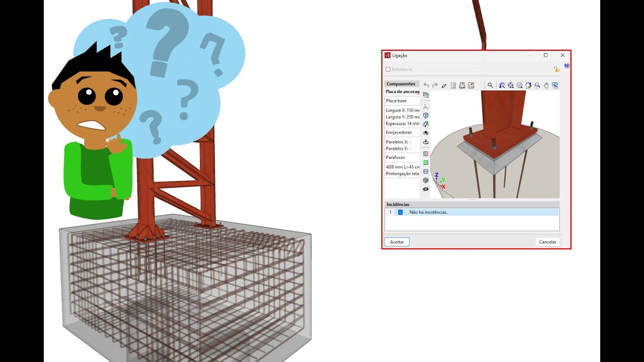 COMO REALIZAR A TROCA DO TIPO DE CHUMBADOR no CYPE 3D Metálicas? - RESPONDENDO USUÁRIOS 19