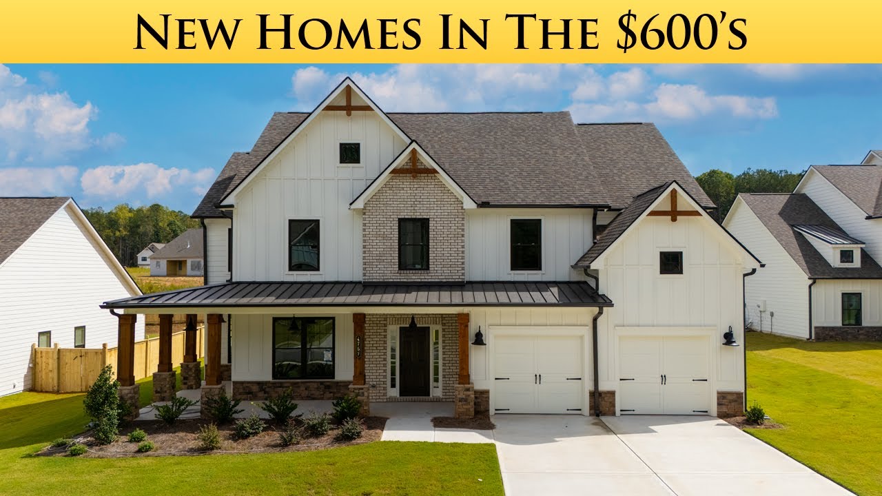 TOUR 5 New Homes in Springside Reserve by Kerley Family Homes | Powder Springs GA Homes For Sale