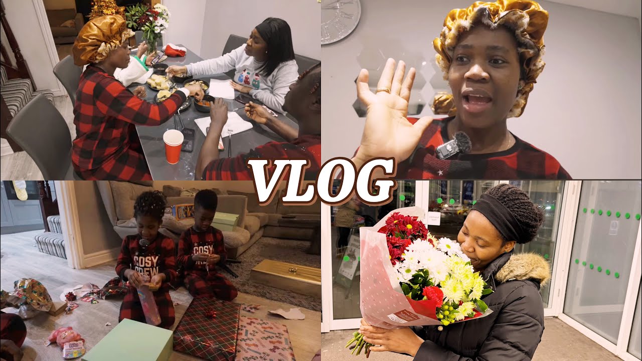 HOW WE CELEBRATED OUR CHRISTMAS IN UK | COOKING,UNBOXING,HOSTING & A SPECIAL SURPRISE 
