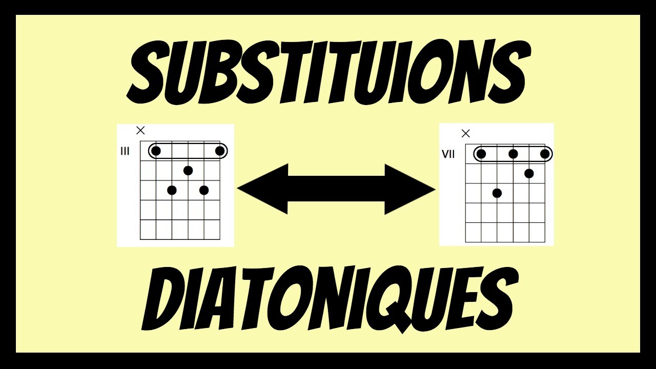 Les substitutions diatoniques d'accords en guitare jazz ou comment enrichir vos accompagnements