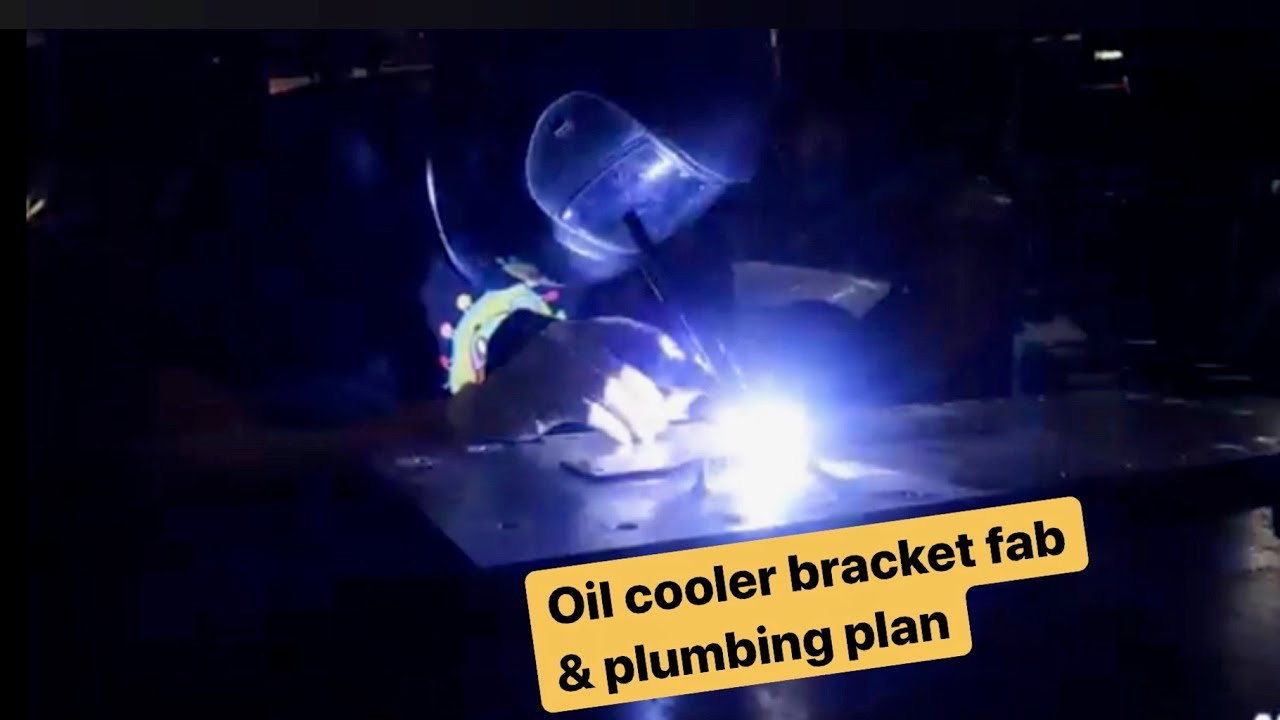 S15 Silvia Formula Drift Build:  Oil cooler mounting & mapping out the plumbing