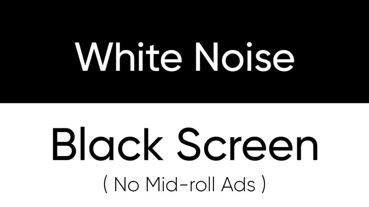 White Noise Black Screen | 12 Hours of Peaceful White Noise for Study and Relaxation