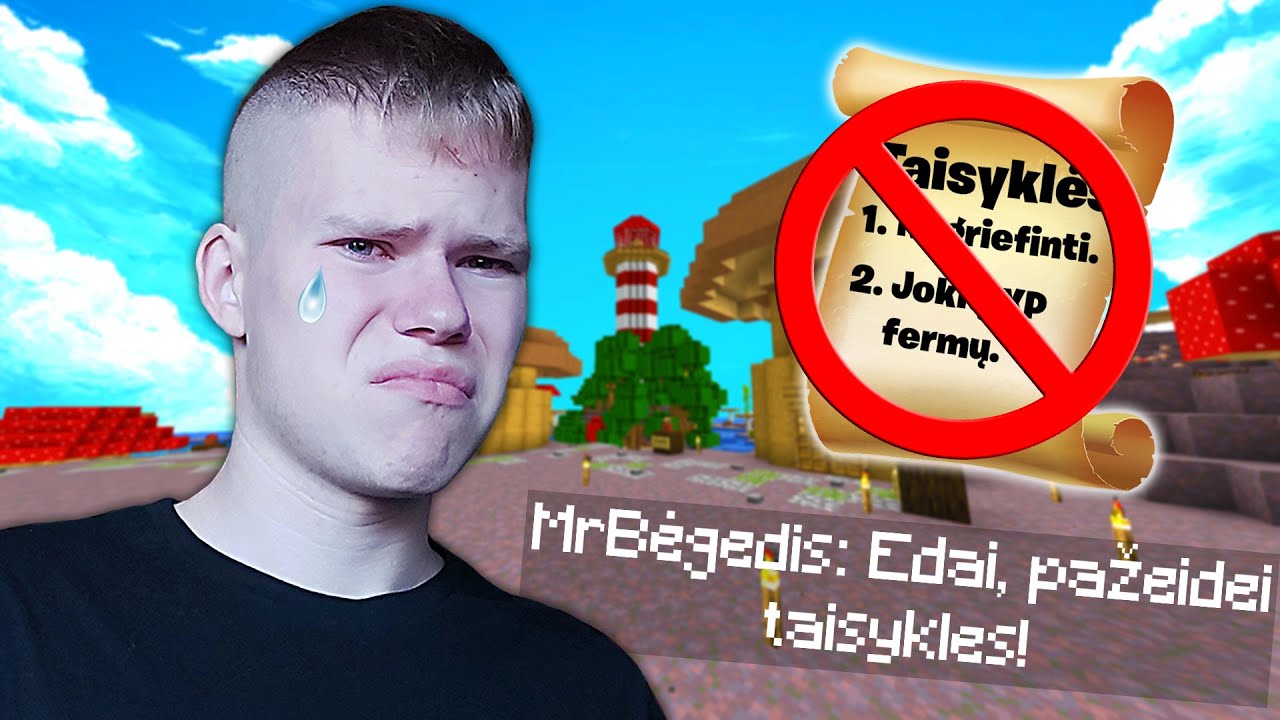 PAŽEIDŽIAU SERVERIO TAISYKLĘ!😔 | Privatus Begėdžio serveris 8#