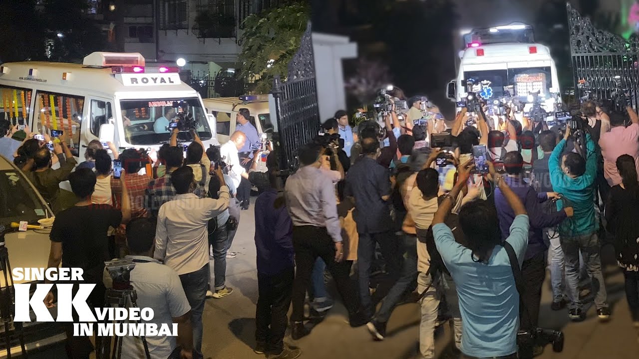 Legend Singer KK (Krishnakumar Kunnath) with Family arrives at Mumbai | LIVE Footage | आख़री दर्शन💔