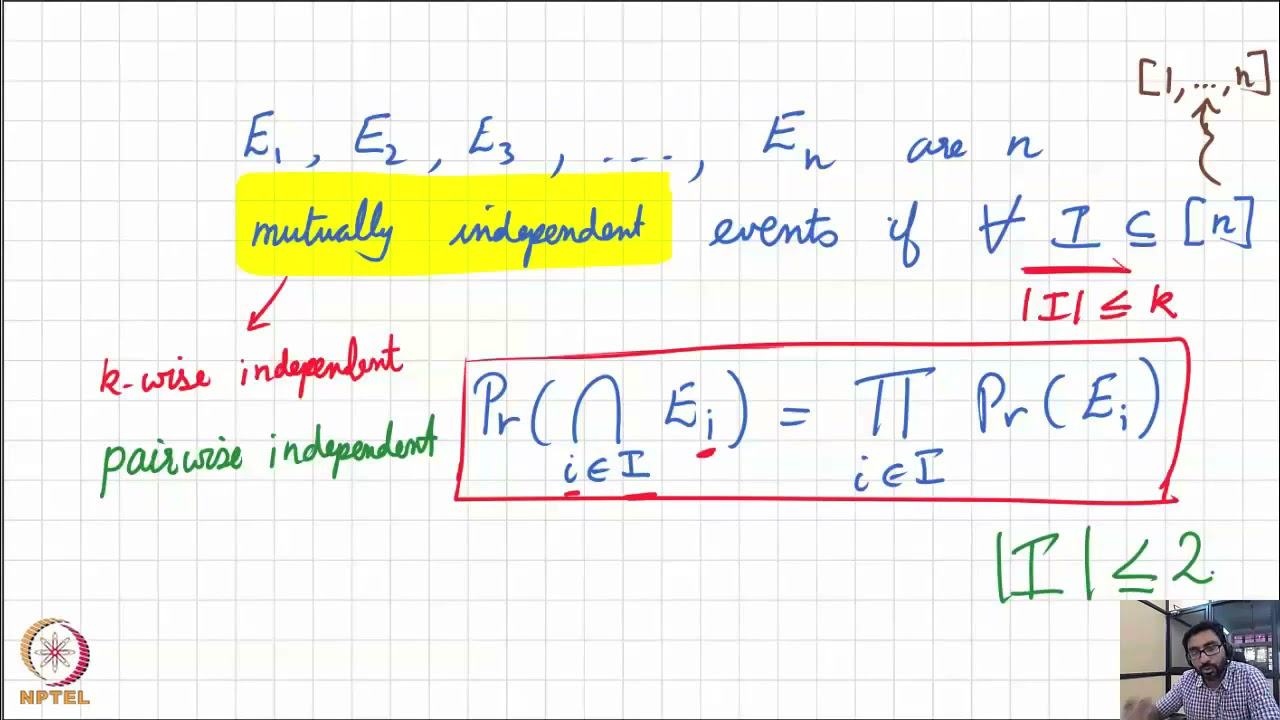 Pairwise independence