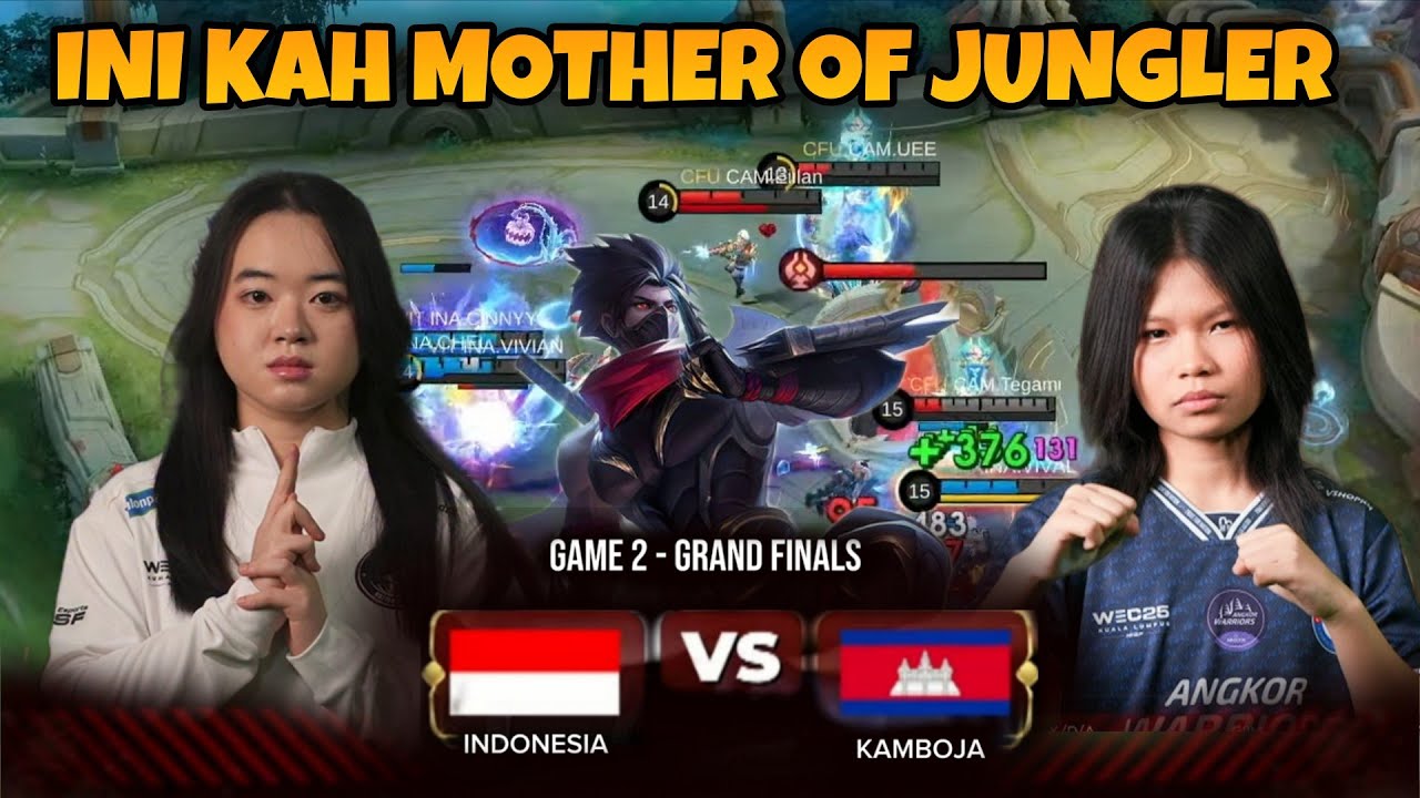 INI KAH MOTHER OF JUNGLE !! INDONESIA VS KAMBOJA GAME 2 - GRAND FINAL IESF EWC25 MLBB