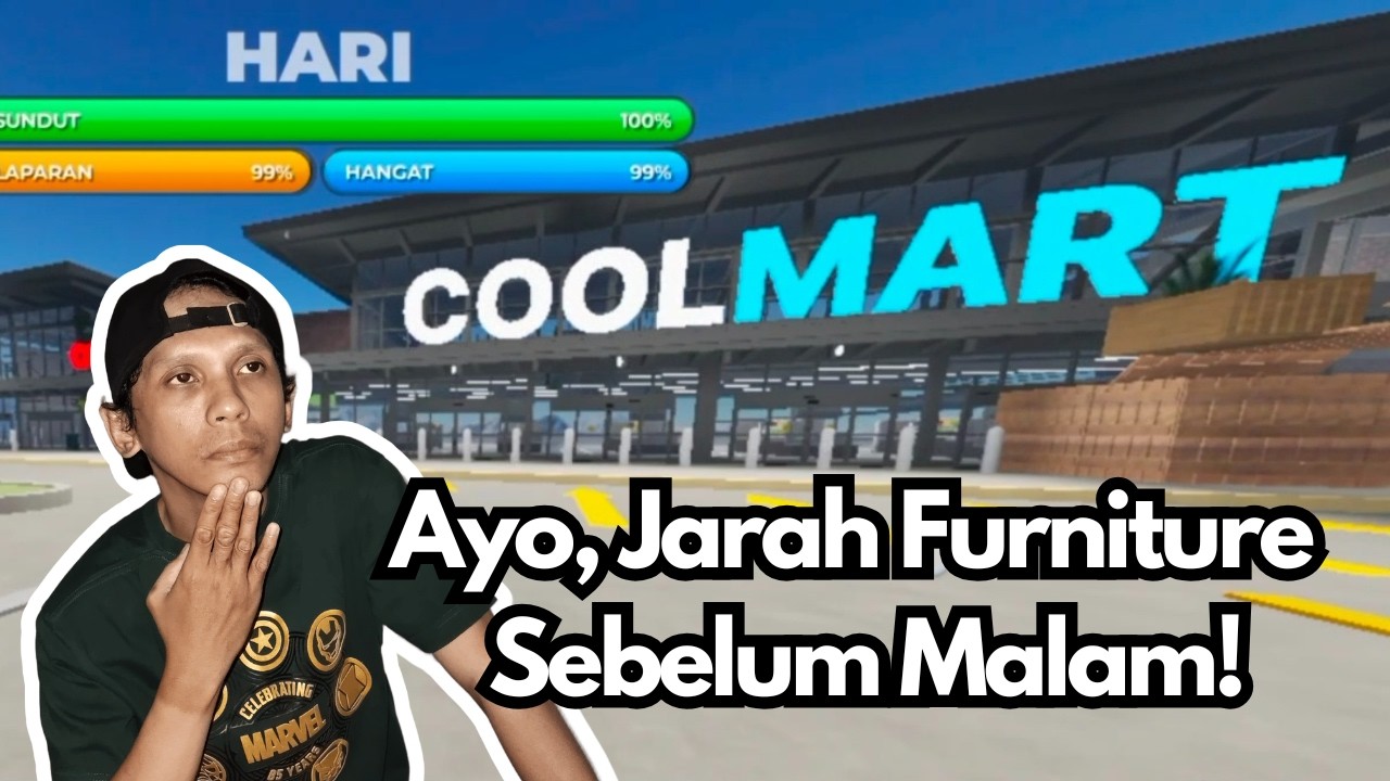 Gua Mau Penuhin Isi Apartemen Gua Dari Supermarket Ini Tapi Kok Malamnya Ada... | Stay Inside Roblox