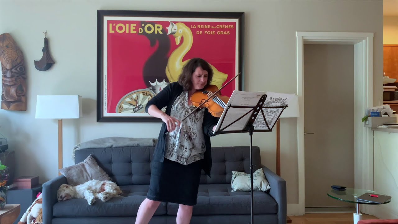 Fantasia for Solo Viola No. 1 by G.P. Telemann｜Joy Fellows, Viola