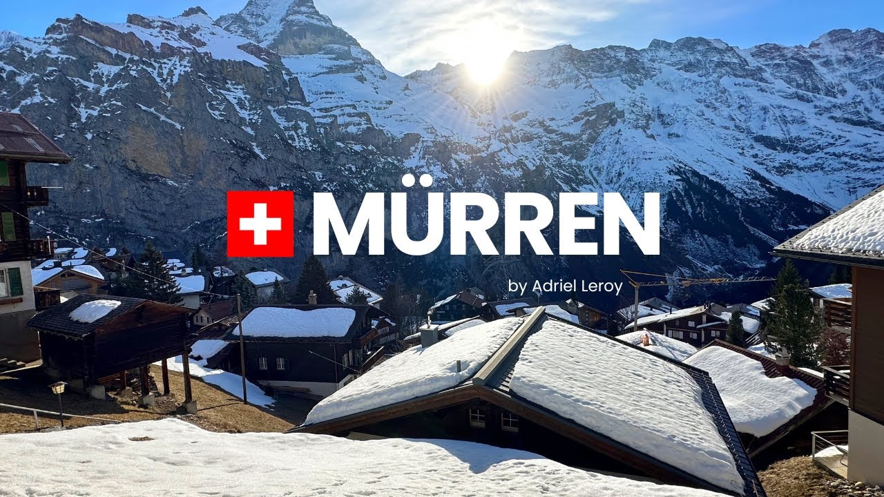 Mürren, Switzerland - Peaceful Morning Walk | Must-Visit Swiss Villages