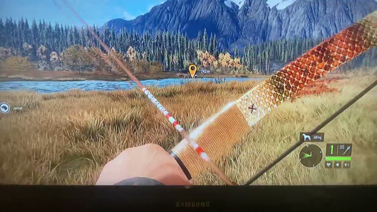 Hunter call of the wild.. moose hunting with a bow and arrow 