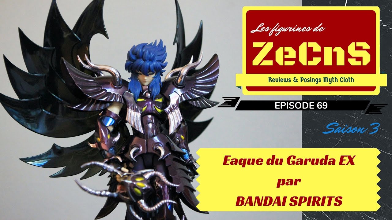 Saint Seiya Myth Cloth - Les Figurines de ZeCnS - Eaque du Garuda EX Bandai Spirits Review