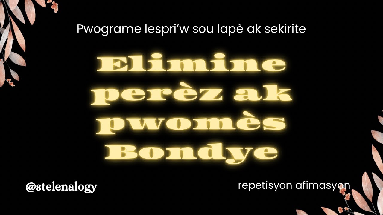 Pa sezi pou anyen | Kwè nan pwoteksyon Diven
