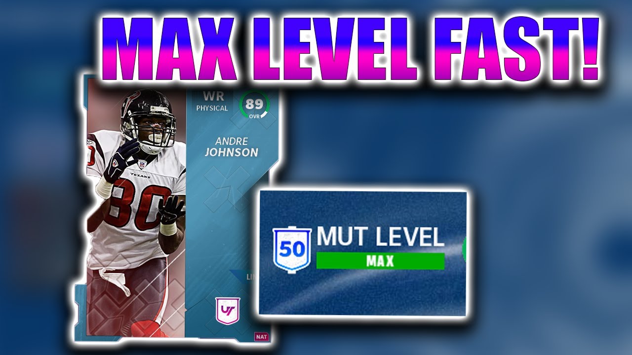 HOW TO MAX LEVEL MASTER ANDRE JOHNSON *FAST*! MADDEN 21 ULTIMATE TEAM!