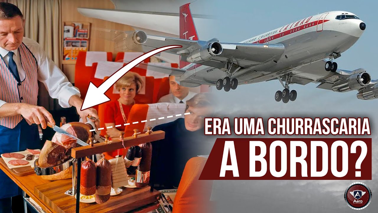 A EVOLUÇÃO do SERVIÇO DE BORDO nos AVIÕES