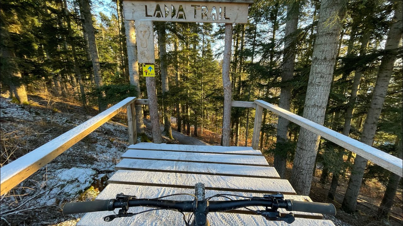 2024 startet mit Crash | Entspannte Laps am Ladda Trail 💯