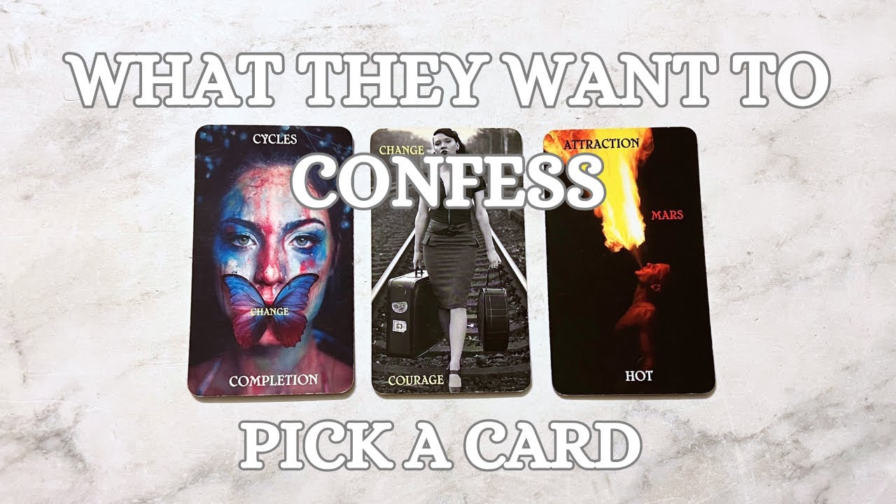 😮 This Is What They Want To Confess! 😮 Pick A Card Love Tarot Reading