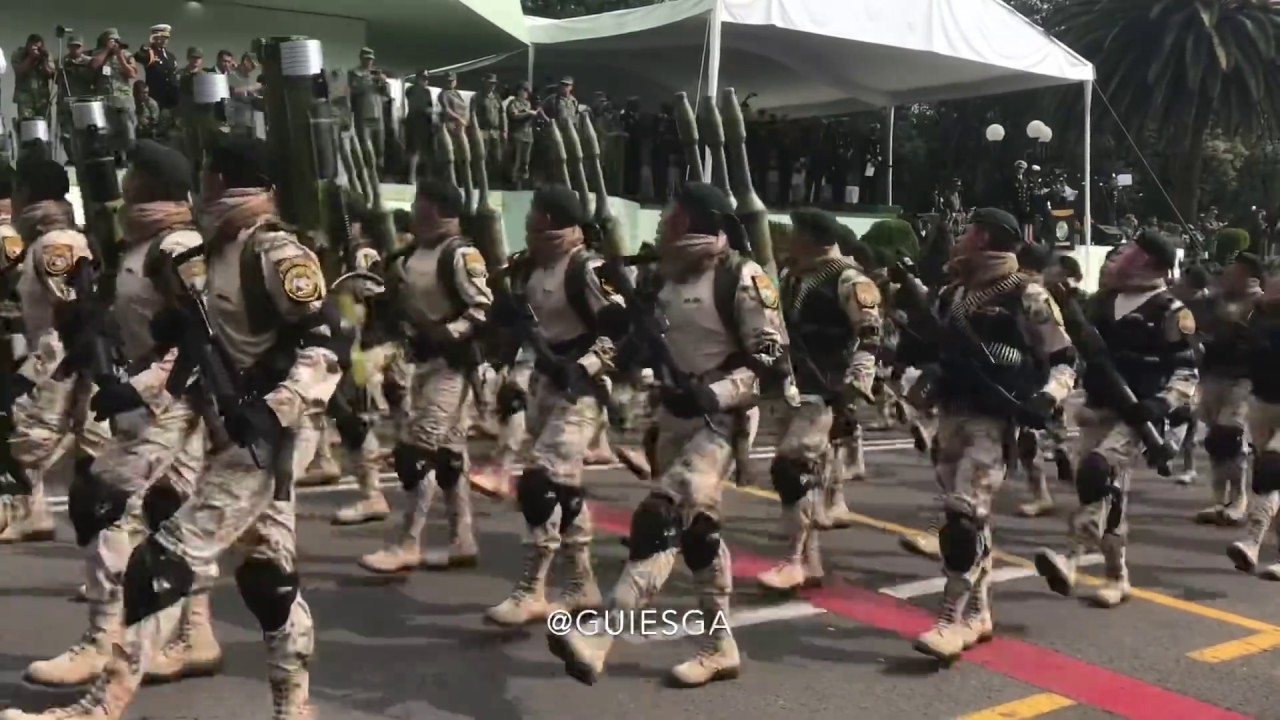 SEDENA - SEMAR Revista Militar (Ensayo General del Desfile Militar) Sep 2018