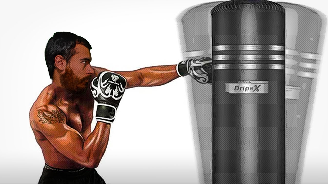 Dripex saco de boxeo de pie de Amazon - Ideal para hacer deporte en casa