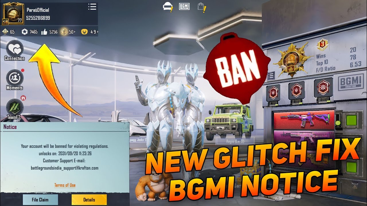 BGMI I'D BAN PROBLEM FIX - SERVER DOWN PROBLEM FIX - BGMI SERVER ERROR PROBLEM FIX