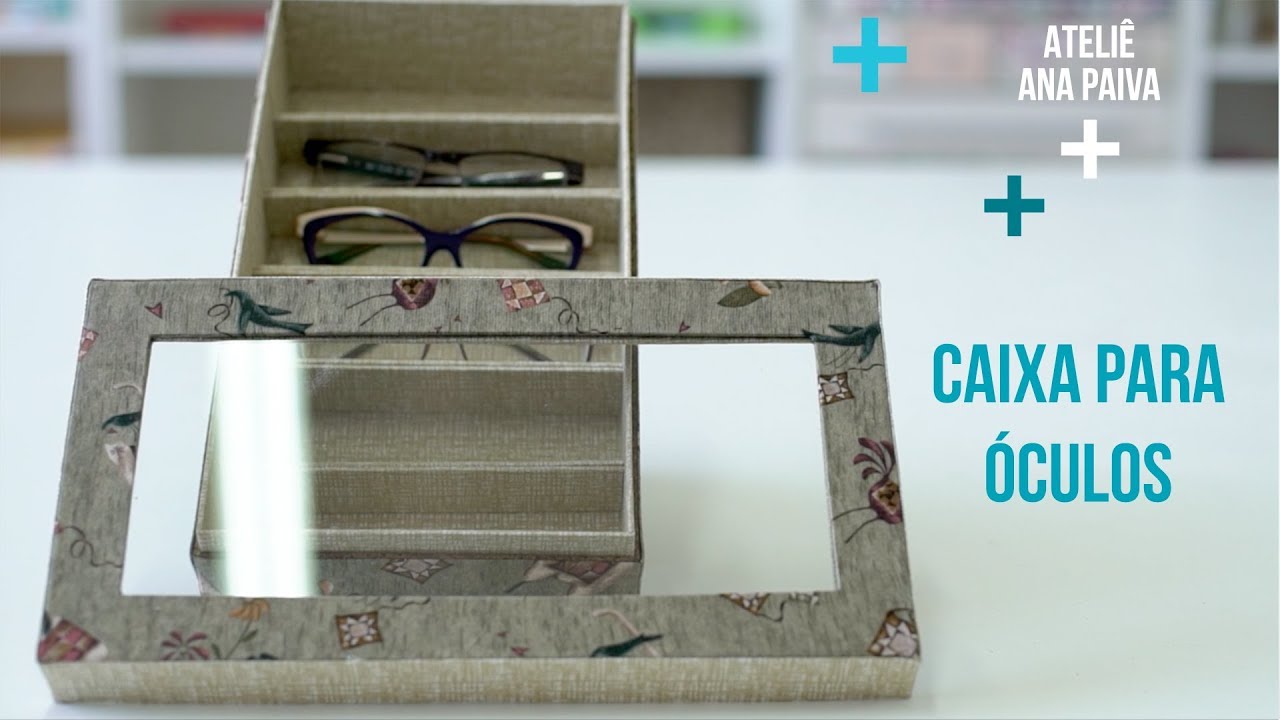 Caixa para Óculos - Cartonagem | Ateliê Ana Paiva