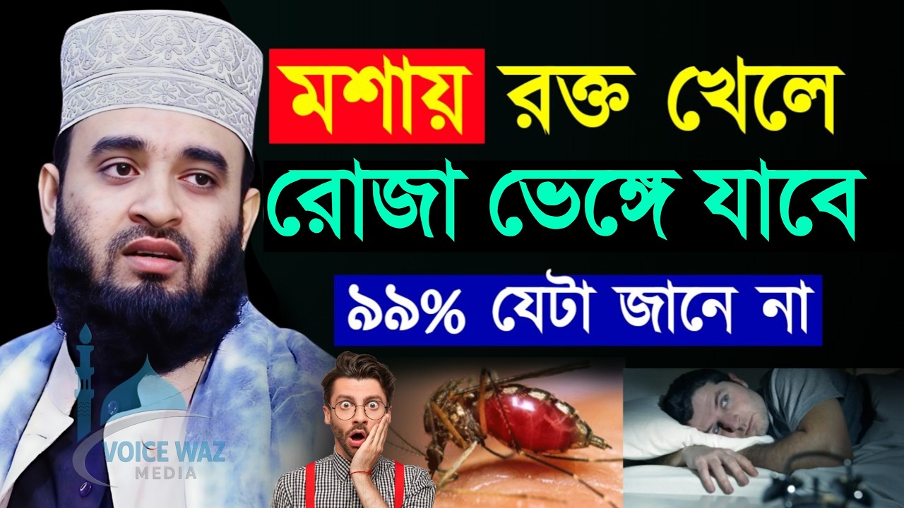 মশা রক্ত খেলে আসলে কী হয়? ৯৯% মানুষ জানে না!, Mizanur Rahman Azhari