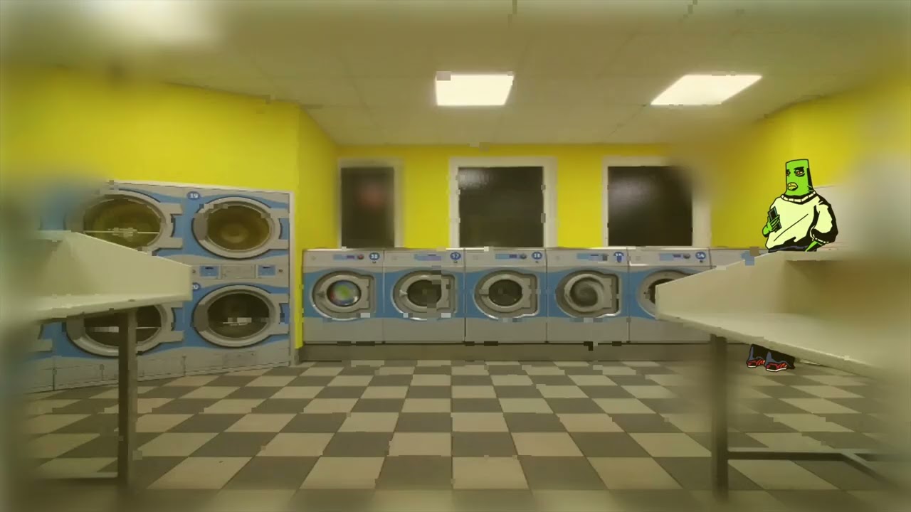 Waiting for my clothes to dry in a liminal space laundromat|Chill Liminal Space Beats