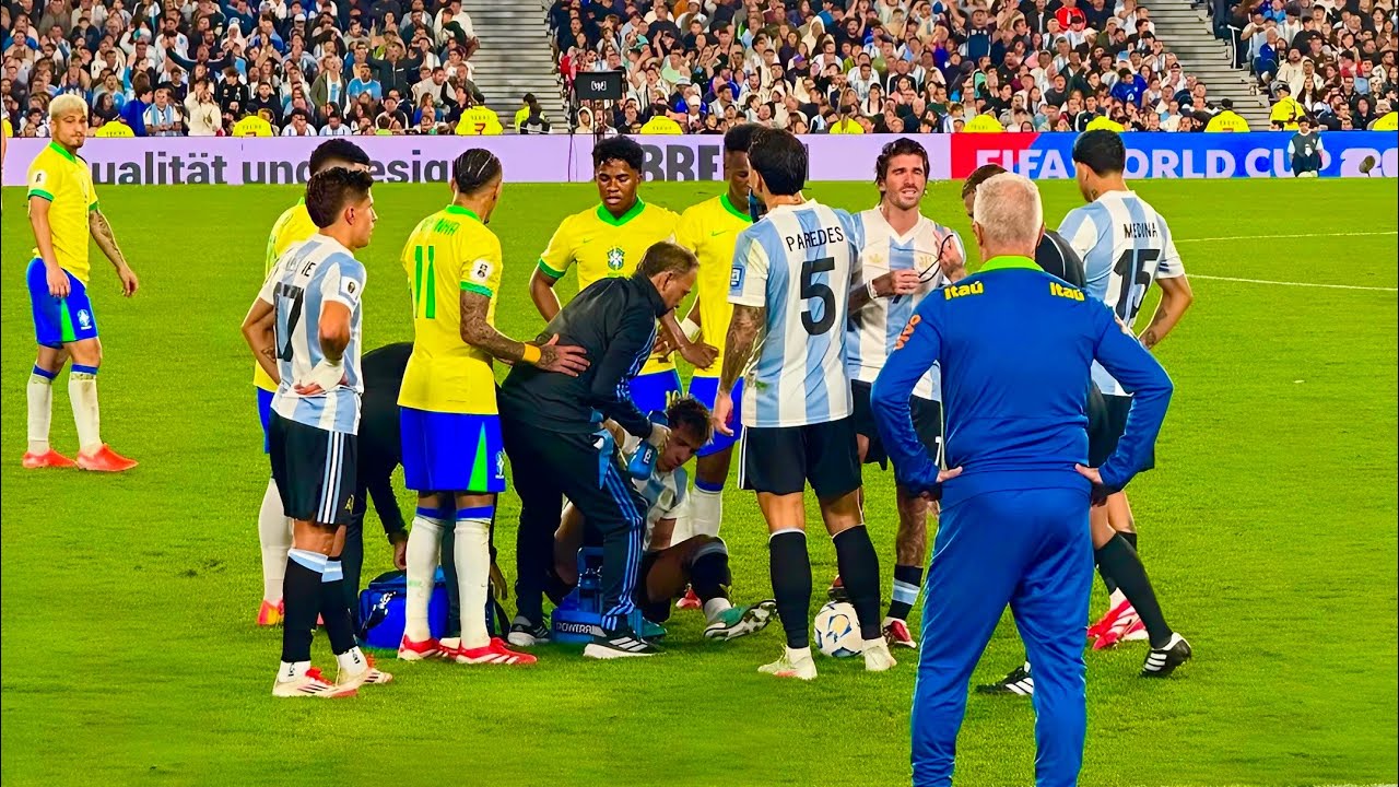 Argentina vs Brazil Heated Fight Scenes