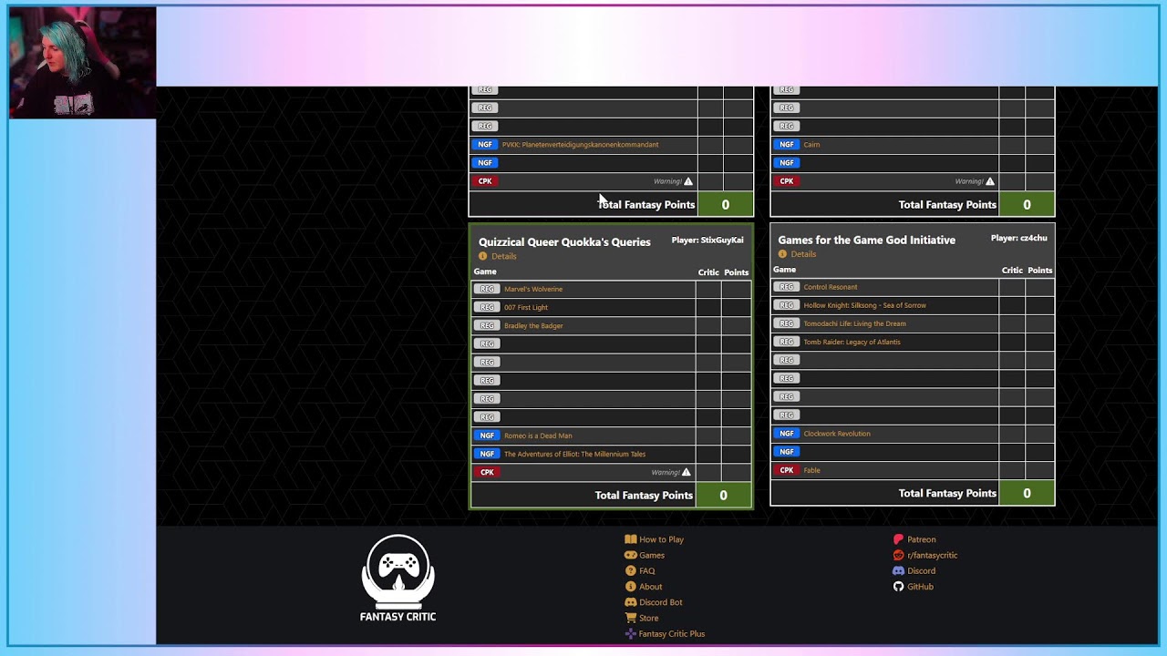 Predicting Gaming Review Scores - Fantasy Critic 2026 Draft Stream