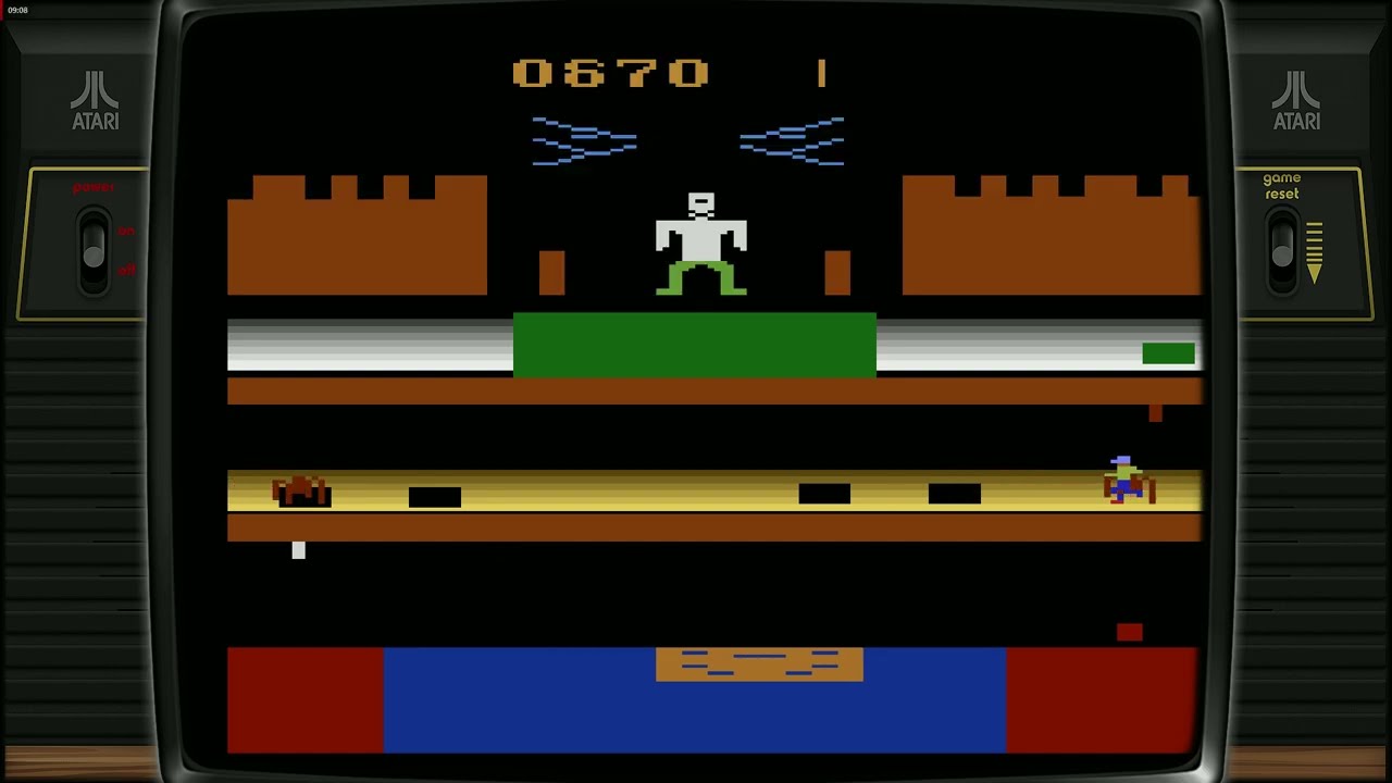 Frankenstein’s Monster (Atari 2600) Gameplay | Classic Horror Platformer Retro Experience